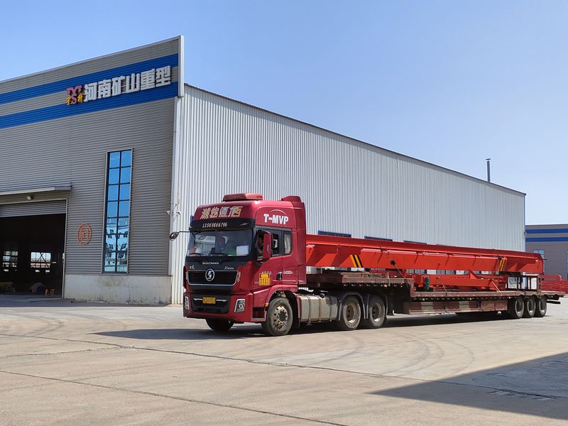 電動(dòng)葫蘆門(mén)式起重機(jī)  MHxh10t—14m 外懸3.5/1.5m 制作完成，發(fā)往青海交付客戶(hù)使用