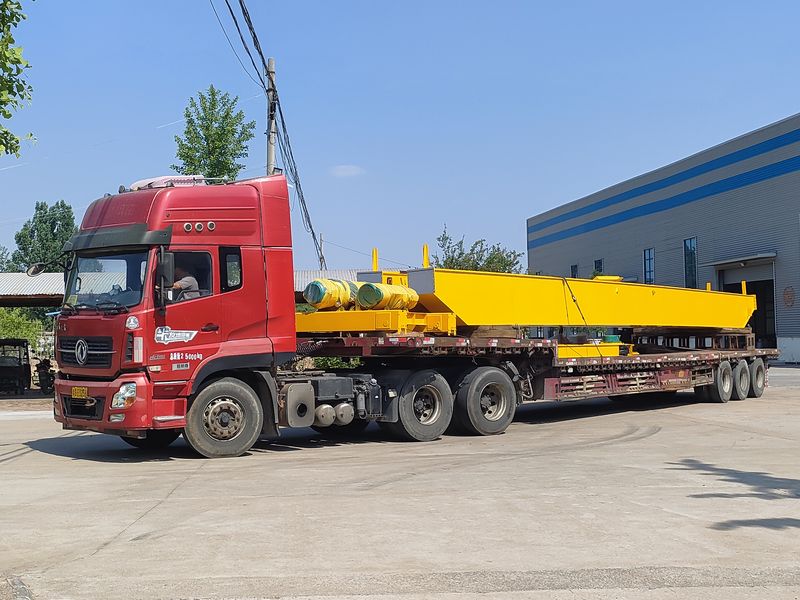 電動葫蘆橋式起重機  LH16/5t-16.4m 制作完成，發(fā)往湖南交付客戶使用。